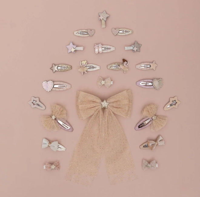 🎀 AI26/27 Large tutu bow hair clips M.L