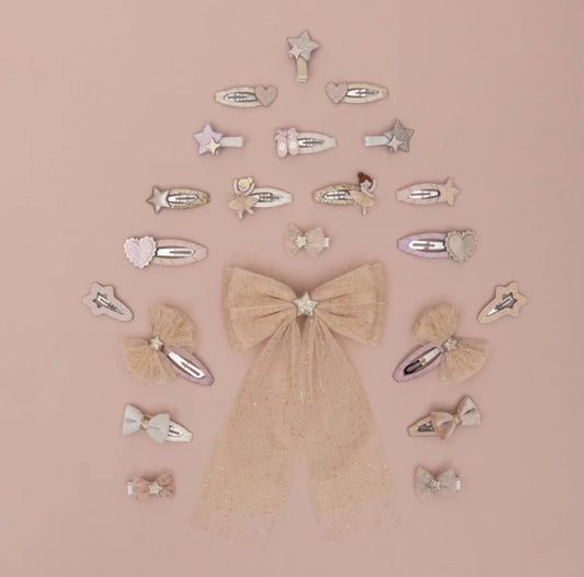 🎀AI26/27 Large tutu bow hair clips M.L