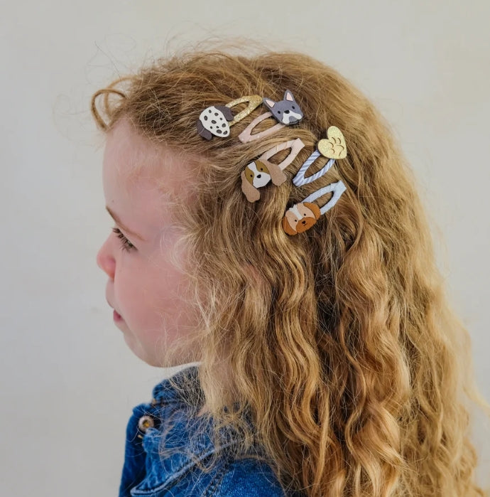 🎀 AI26/27 Puppy love mini hair clips M.L