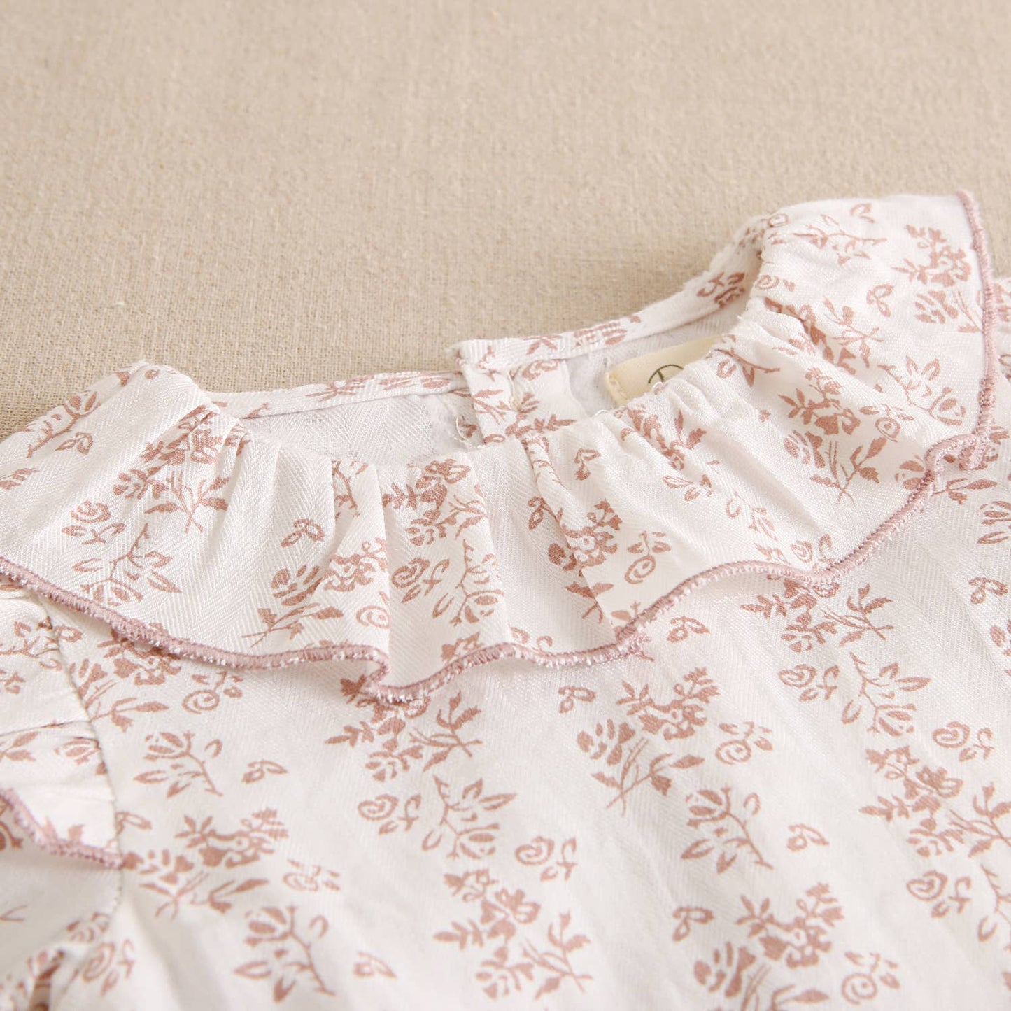Blusa da neonata con stampa floreale rosa