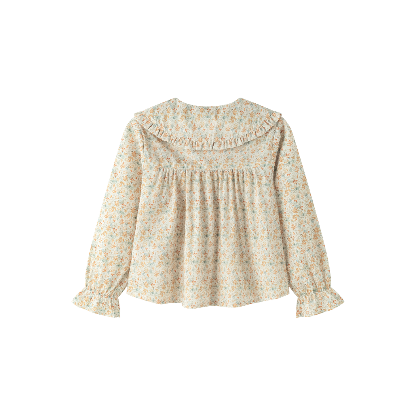 Blusa a maniche lunghe collo Peter Pan inverno bambina JGI95759