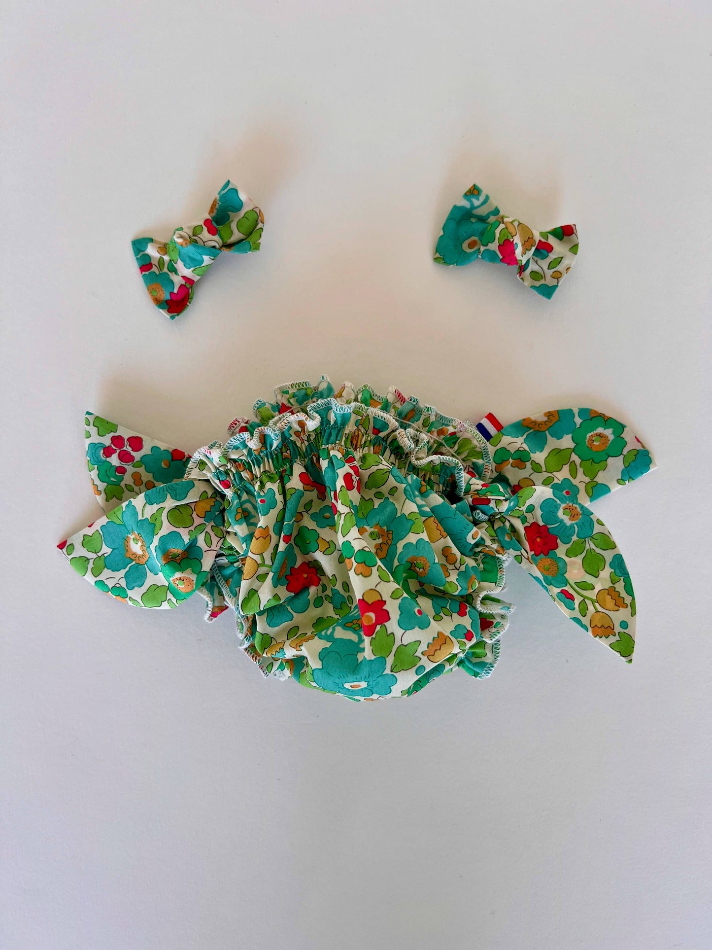 Costume da bagno in liberty Betsy turchese