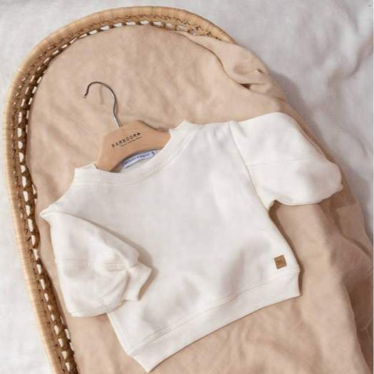 Maglia Tuta Off - shoulder Bimba - Offwhite